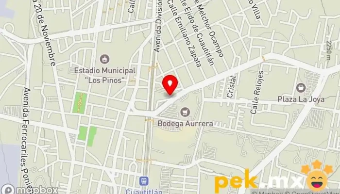 mapa de Taller Eléctrico Automotriz Casa Servicio de reparación de sistemas eléctricos para automóviles en Cuautitlán