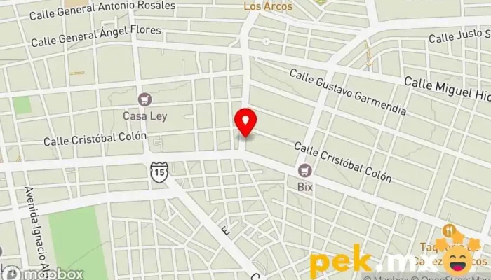 mapa de Taller Electrico Automotriz Universal Taller de automóviles, Oficinas de empresa en Culiacán Rosales