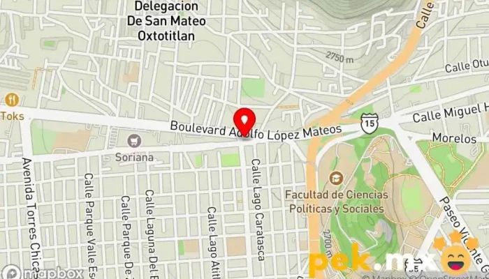 mapa de Taller Electrico automotrizNueva Oxtotitlán a domicilio y Cerrajería Servicio de reparación de sistemas eléctricos para automóviles en Toluca de Lerdo