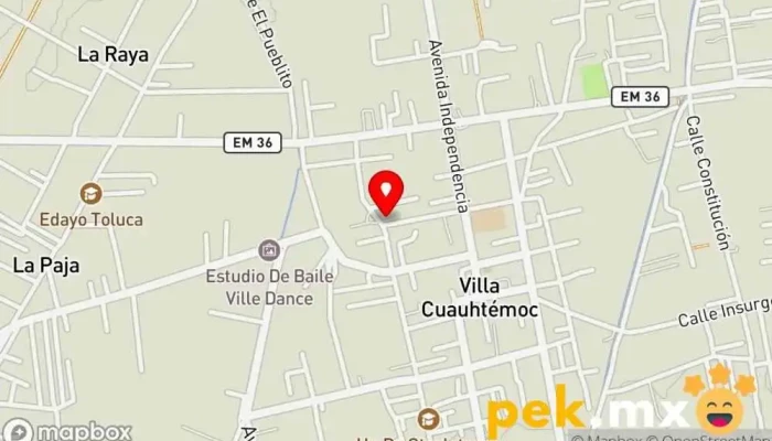 mapa de Taller Eléctrico Paquín Servicio de reparación de sistemas eléctricos para automóviles en Villa Cuauhtémoc