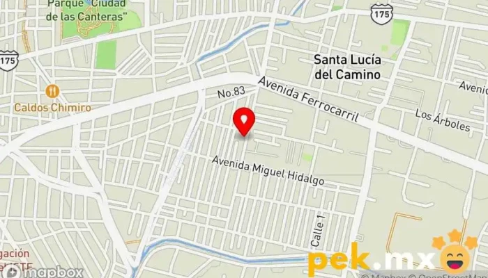 mapa de Taller Electrodoméstico Electricista en Santa Lucía del Camino
