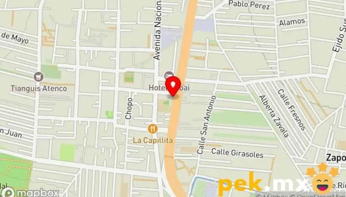 mapa de Taller mecanico electrico reyes Taller mecánico en San Salvador Atenco