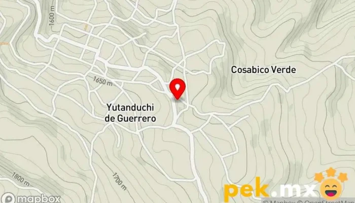 mapa de Técnico, Mecánico Automotriz, Técnico Electrónica, Técnico Eléctrico, Técnico cómputo Taller de automóviles, Servicio de reparación de ordenadores, Electricista, Establecimiento de reparación de artículos electrónicos en Yutanduchi de Guerrero