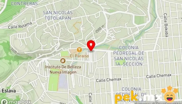 mapa de Tecno - Electric e iluminacion Cruz Servicio de instalación eléctrica en Tlalpan, Ciudad de México