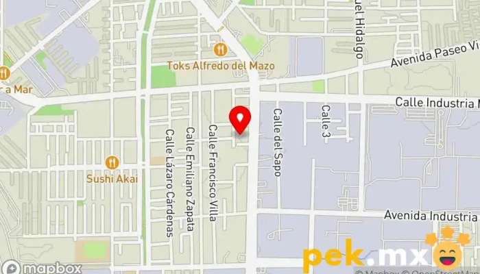 mapa de TecnoElectric Asociación de ingenieros técnicos industriales en Santa Ana Tlapaltitlan