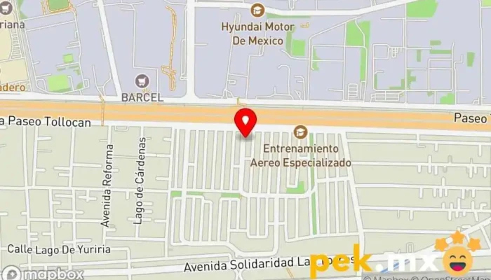 mapa de Tecnología Electromecánica & Exproof S.A. de C.V Servicio de instalación eléctrica en San Mateo Atenco