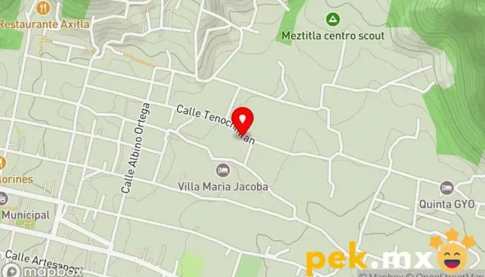 mapa de TEFEMAC, Tecnología fotovoltaico e industria electrica Electricista en Tepoztlán