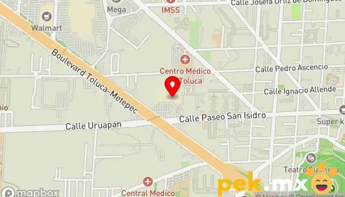 mapa de The Home Depot Tienda de bricolaje, Tienda de materiales para la construcción, Tienda de electricidad, Tienda de electrónica, Ferretería, Tienda de artículos para el hogar, Pintura, Cuarto de herramientas en Metepec
