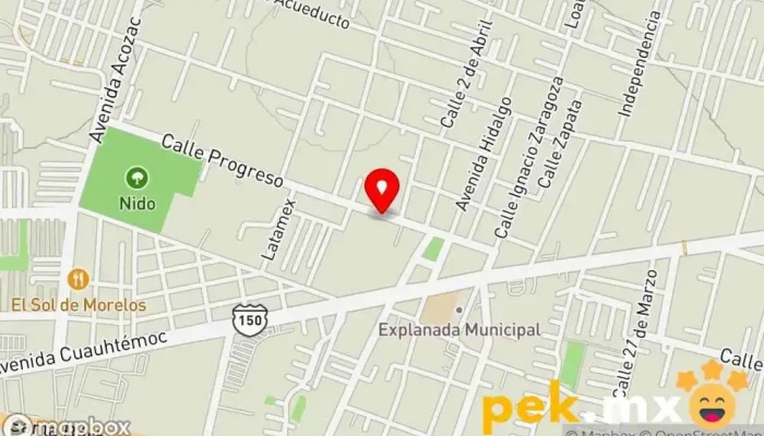 mapa de Tlapaleria Ariday Tienda de materiales para la construcción, Electricista, Tienda de artículos de fontanería en Ixtapaluca