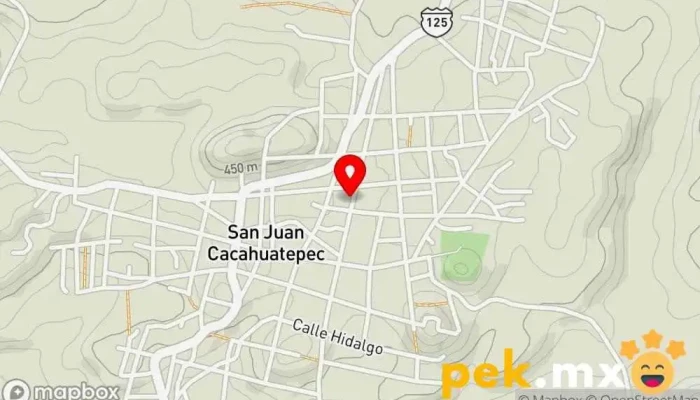 mapa de Tlapalería y Refacciones JHONY Tienda de herramientas, Servicio de reparación de electrodomésticos, Tienda de electrónica en San Juan Cacahuatepec