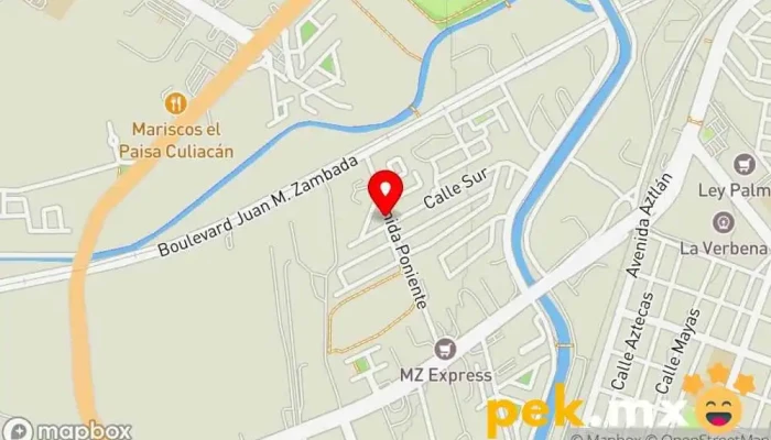 mapa de Toala Construccion Y Electricidad Empresa constructora en Culiacán Rosales