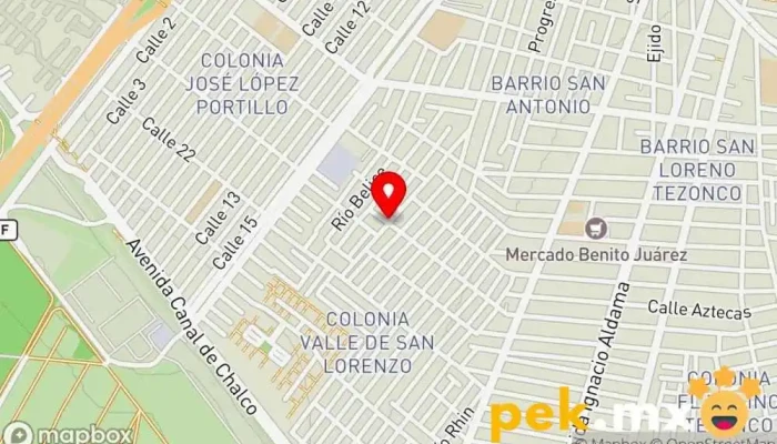 mapa de TREC Servicio de instalación eléctrica en Iztapalapa, Ciudad de México