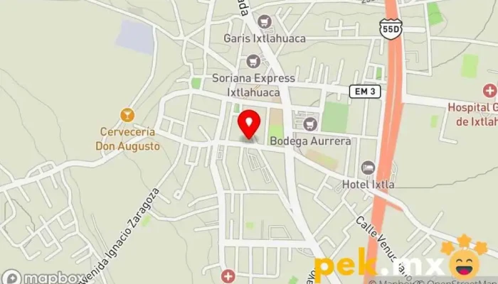 mapa de Tristan Electric Empresa constructora en Ixtlahuaca de Rayón