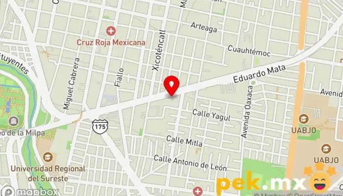 mapa de Tubos Y Conexiones Tienda de electricidad en Oaxaca de Juárez