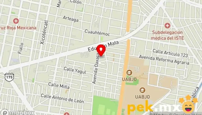 mapa de Unidad de Mantenimiento Eléctrico Especializado | Subestaciones Ingeniero eléctrico, Electricista en Oaxaca de Juárez
