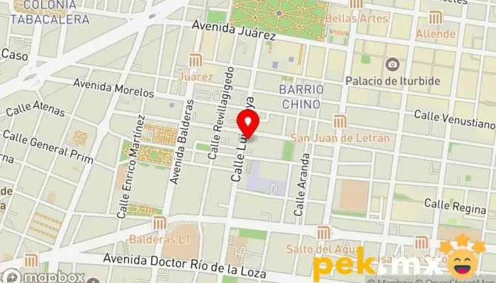 mapa de Universal Electrica Electricista, Tienda de electrónica en Cuauhtémoc, Ciudad de México