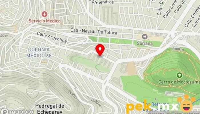mapa de Vista del Valle Secc Electricistas  en Naucalpan de Juárez